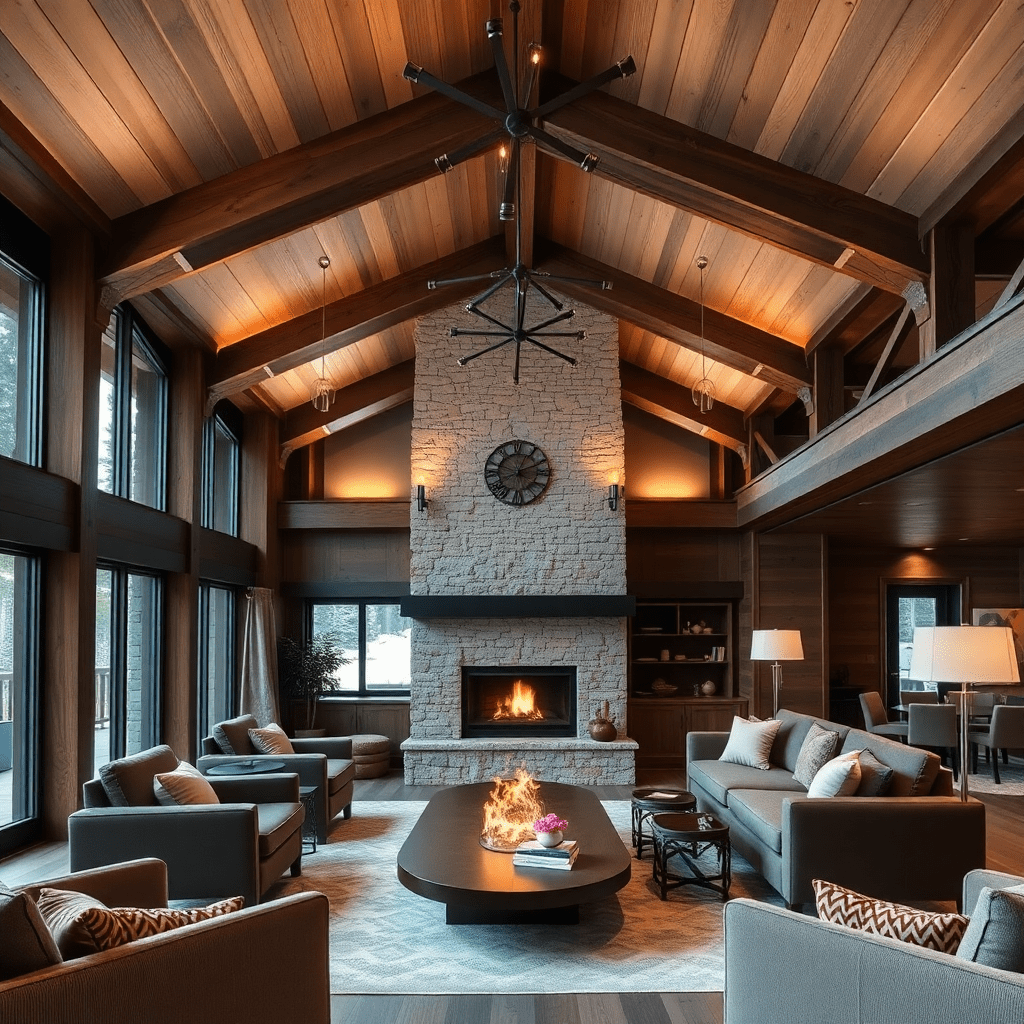 Adler Lodge Ritten interior wooden beams luxury alpine design cozy lounge fireplace