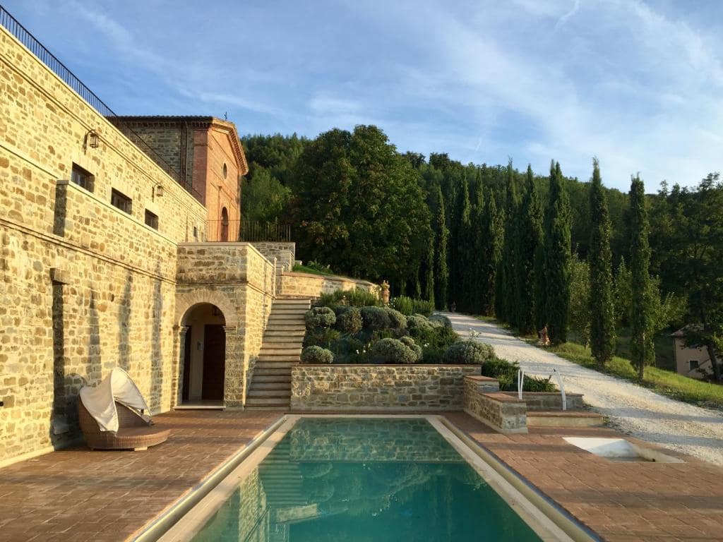 Monastero San Biagio, historic villa in Umbria with vineyards