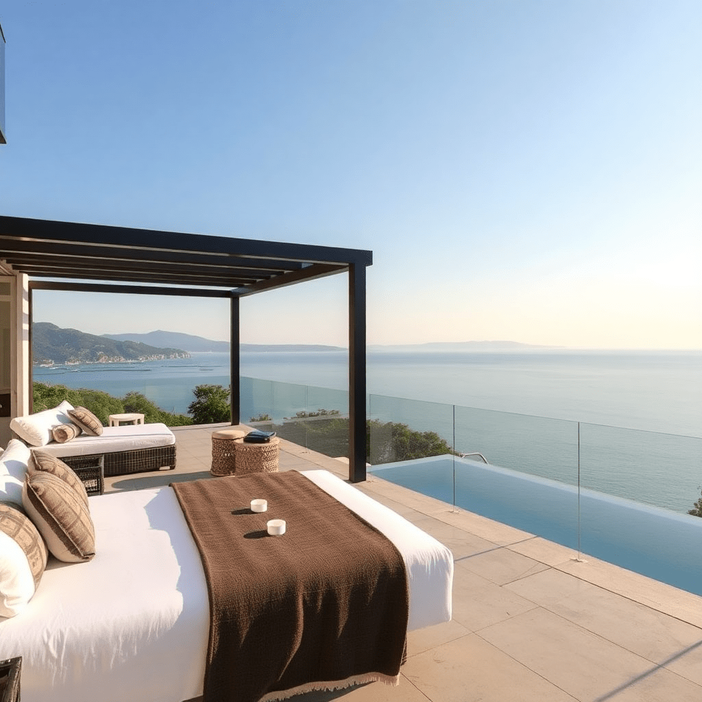 coastal luxury resort near Trieste with sea views